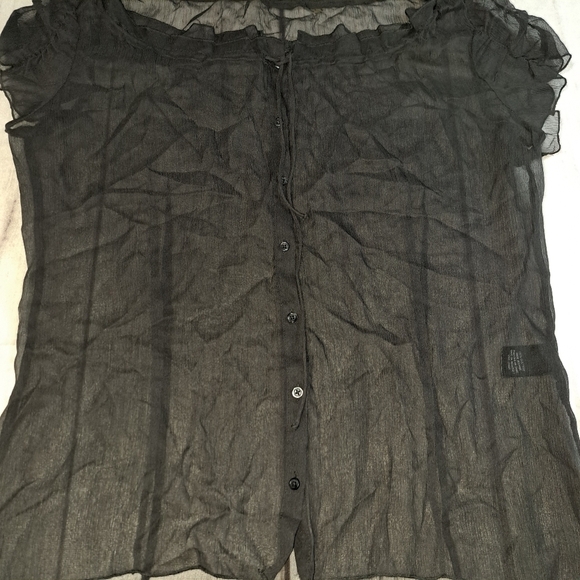 Tahari Silk Top Size Large - Picture 4 of 14